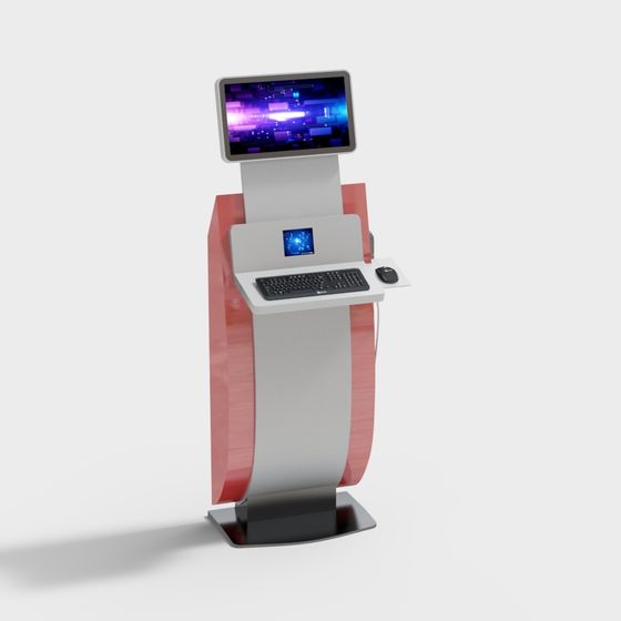 Futuristic Touch Terminal 3D model