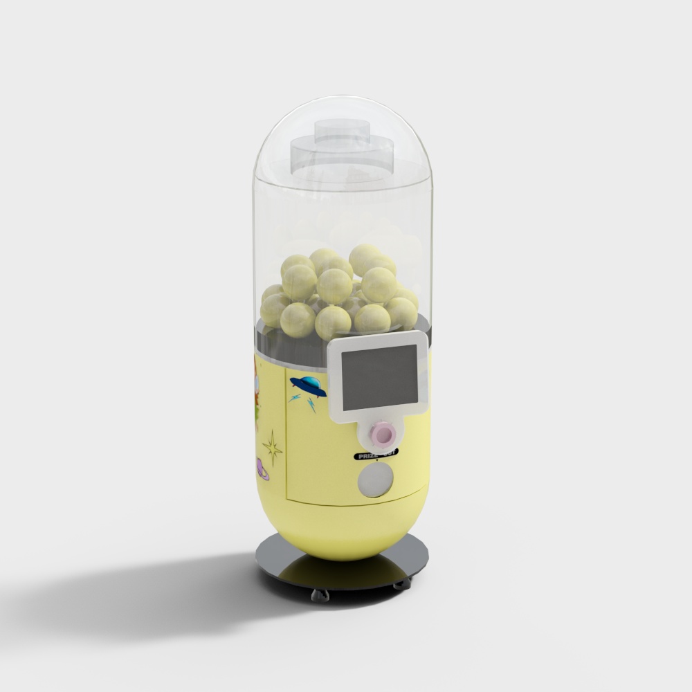 Charming Candy Machine 3D model for Creative Projects
