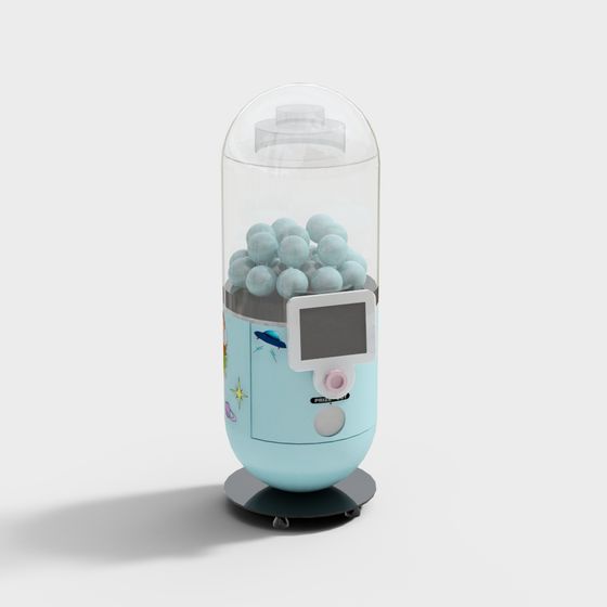 Charming Candy Machine 3D model for Creative Projects