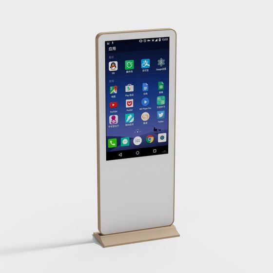 Stylish Smart Display Screen 3D model