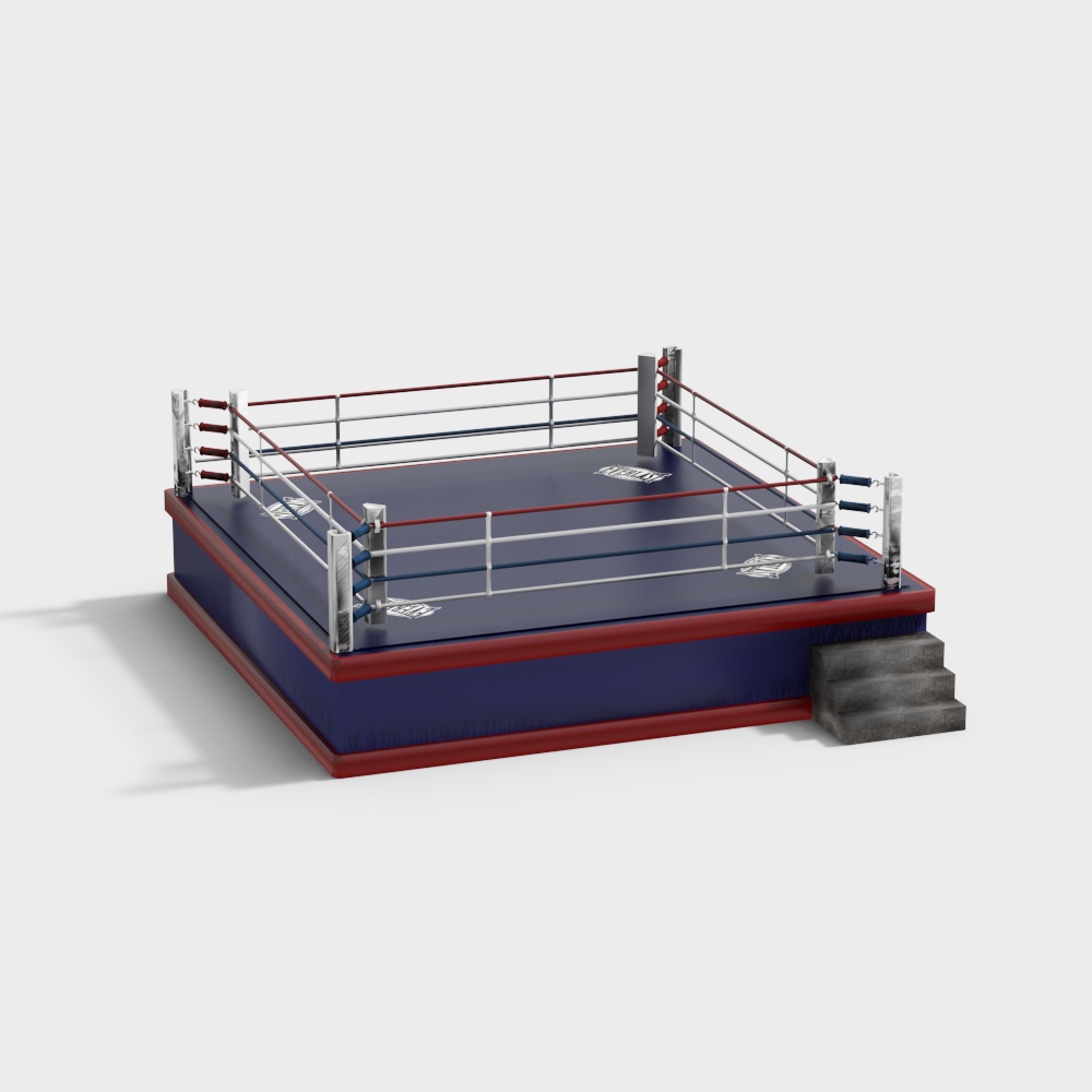 Realistic Boxing Ring 3D model