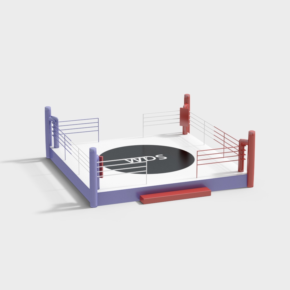 Realistic Boxing Ring 3D model for Dynamic Projects