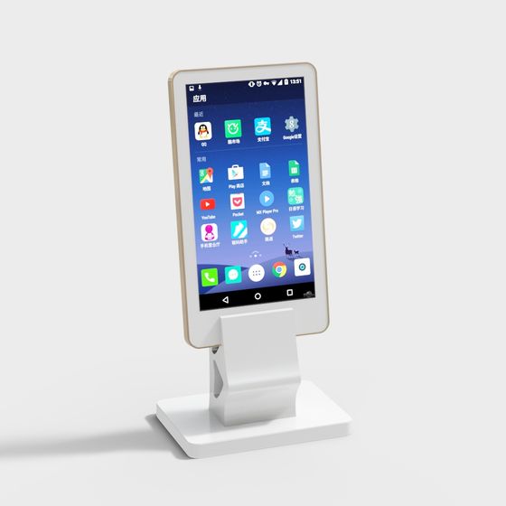 High-Detail Smartphone Display Stand 3D Model