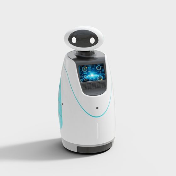 Futuristic Assistant 3D model