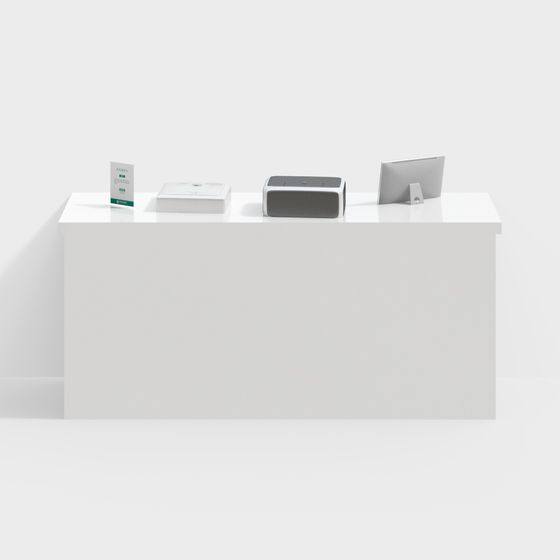 Minimalist Reception Desk 3D model
