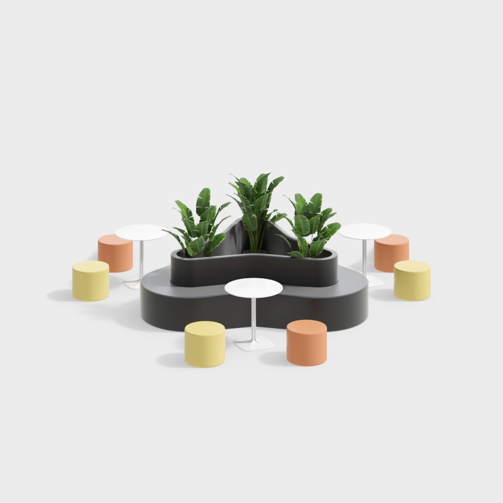 Комбинация повседневного дивана и кофейного столика