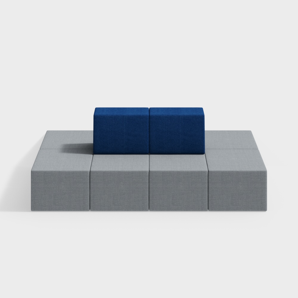 Multi-seat sofa in seating area