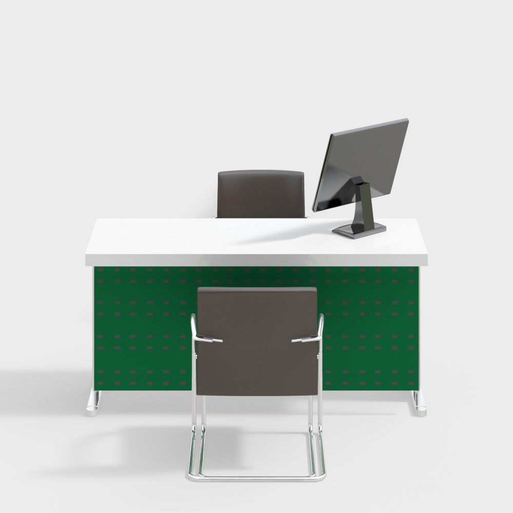 Bank lobby service desk