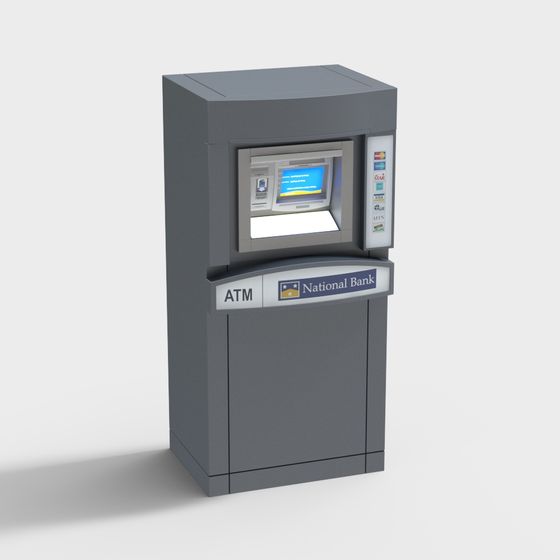 National Bank ATM 3D model