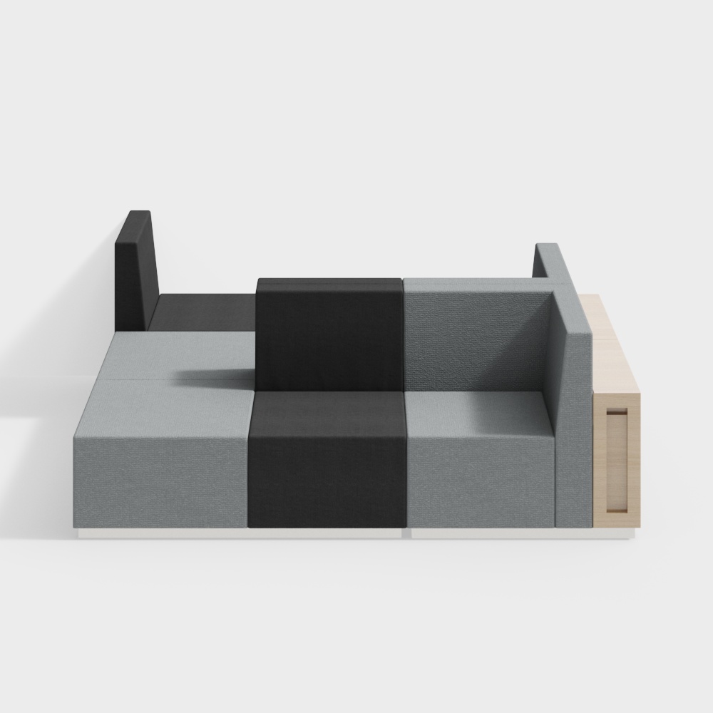 Multi-seat sofa in seating area