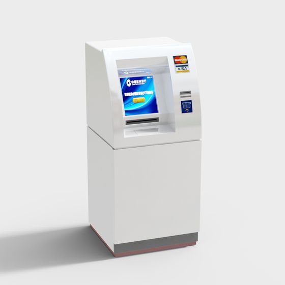 Modern ATM Machine 3D model