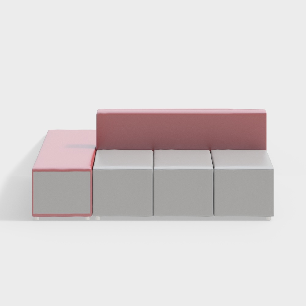 Multi-seat sofa in seating area