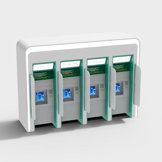 Modern Self-Service Kiosk 3D model