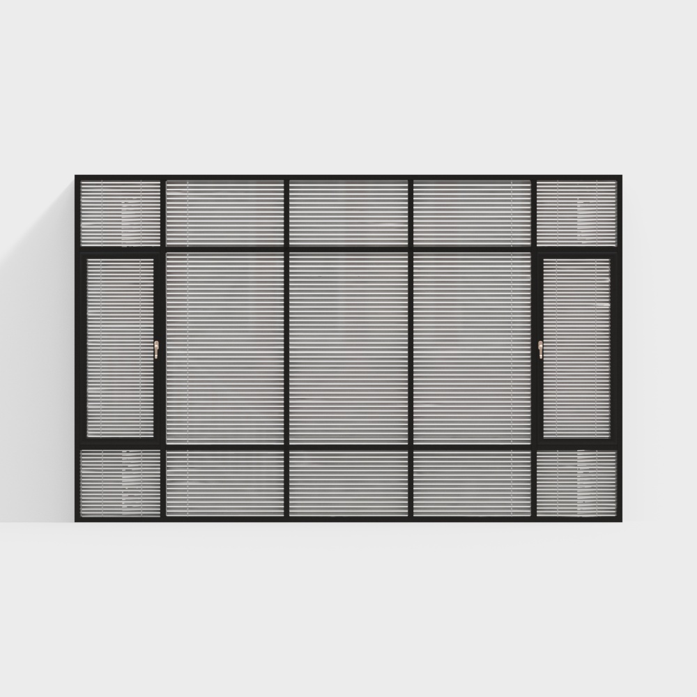 Urban Window Low-Poly 3D Model
