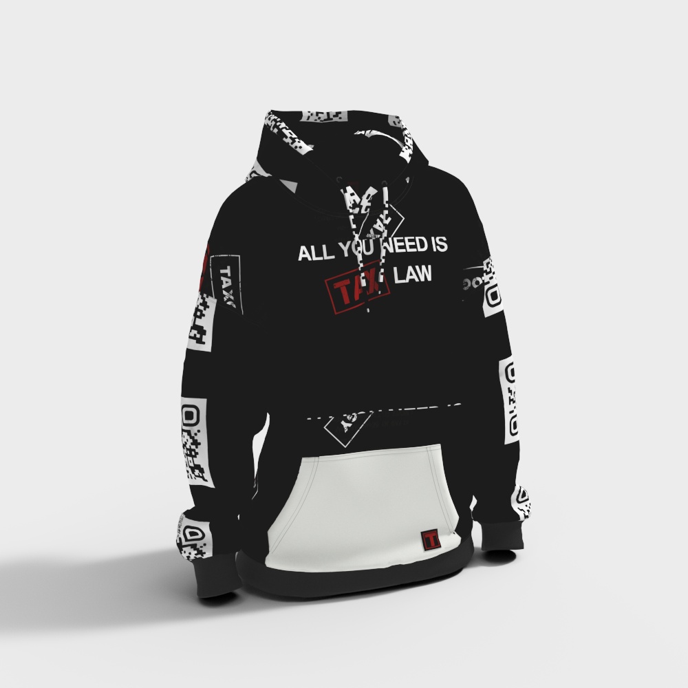 Tax Law Hoodie 3D model