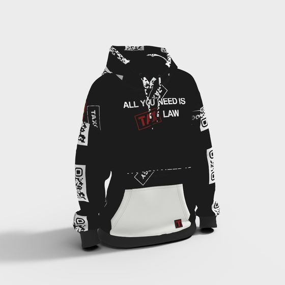 Tax Law Hoodie 3D model