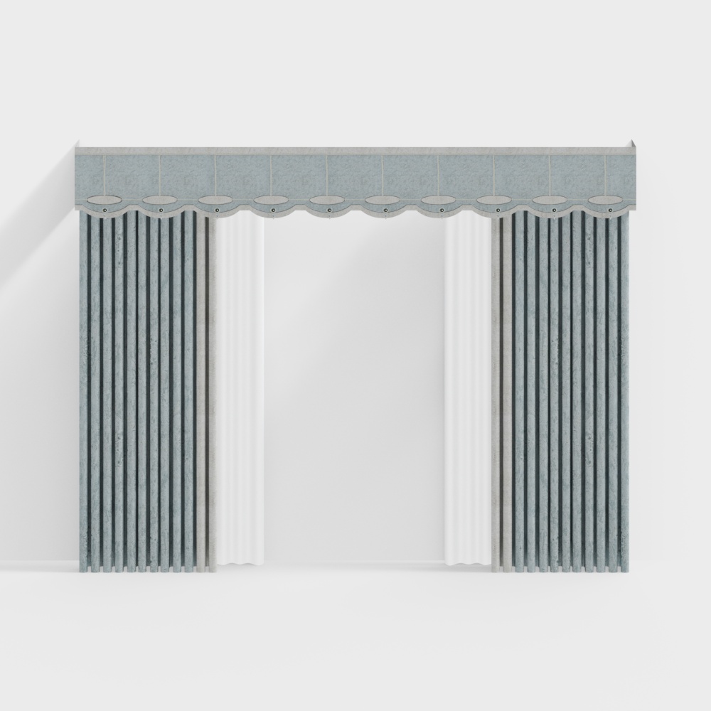 DX37338-2A Side Matched with DX37338-1A-Curtain