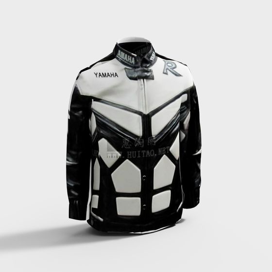 Yamaha R Motorcycle Jacket 3D model