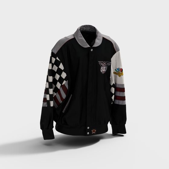 Racing Jacket Low Poly 3D model