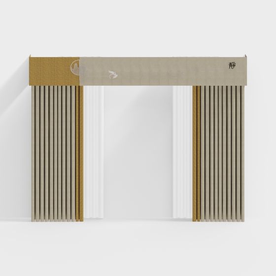 Papercraft Porch 3D model