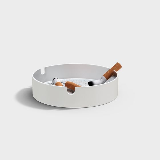 Elegant Minimalist Ashtray 3D model