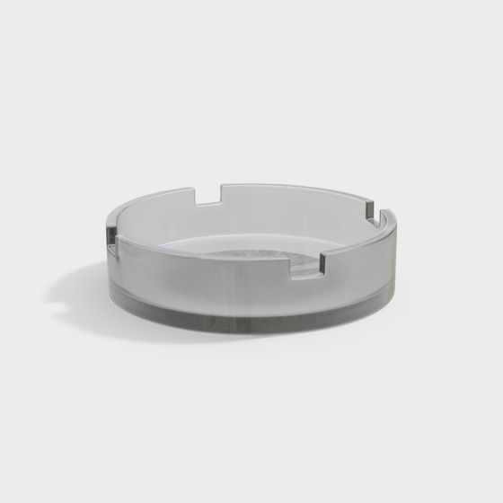 Stylish Minimalist Ashtray 3D model for Modern Spaces