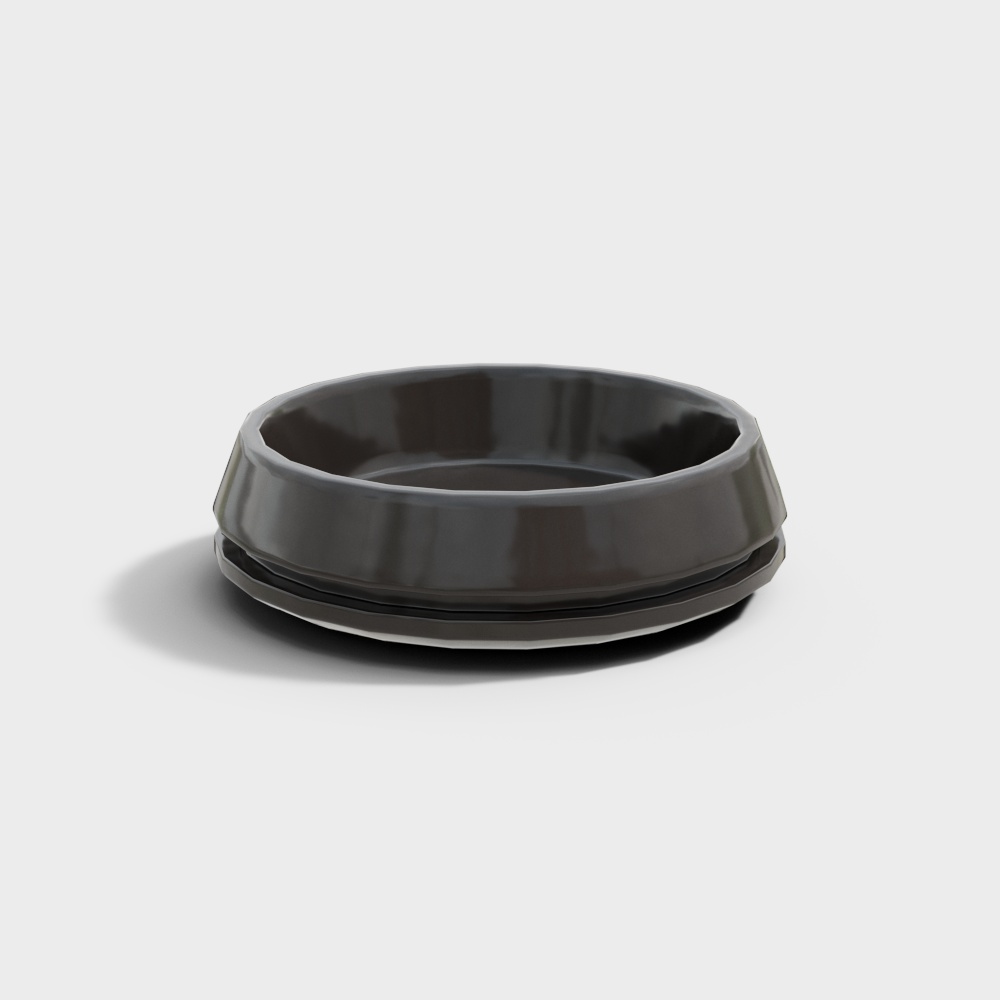 Minimalist Pet Bowl 3D model