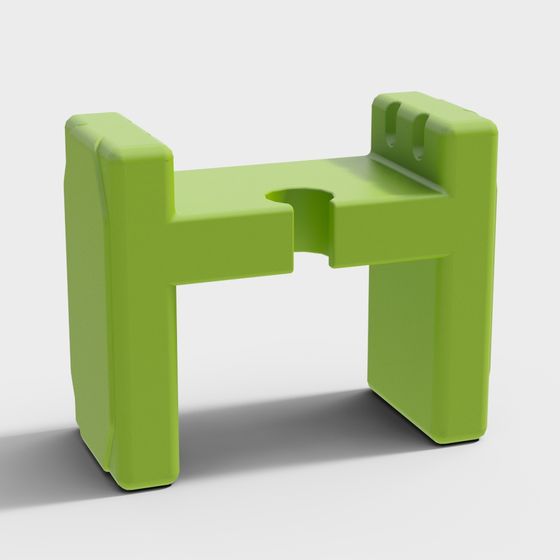 H-Type Bracket 3D Model