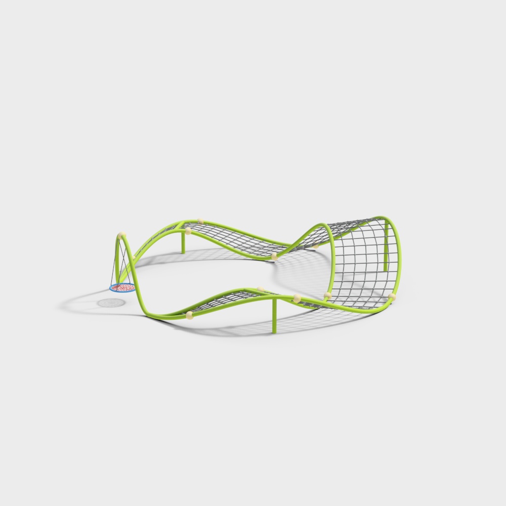 Children's fitness center crawling frame