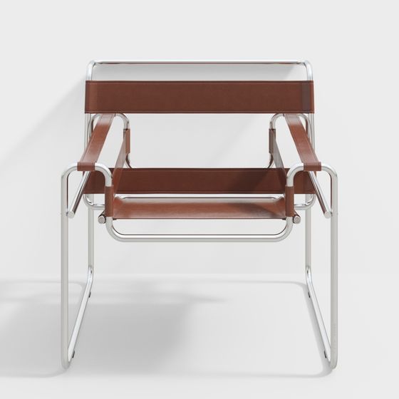 와시리 의자 갈색