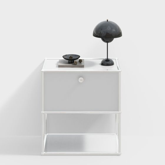 Modern Minimalist Nightstand 3D model