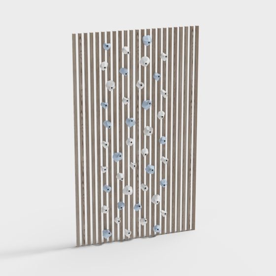 Low Poly Climbing Wall 3D model