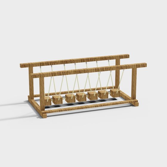 Balance Structure Low-Poly 3D model