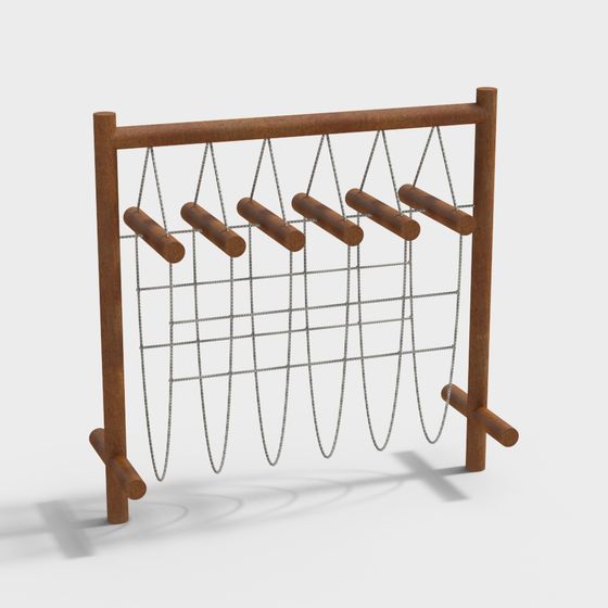 Swing Rack 3D model for Creative Spaces