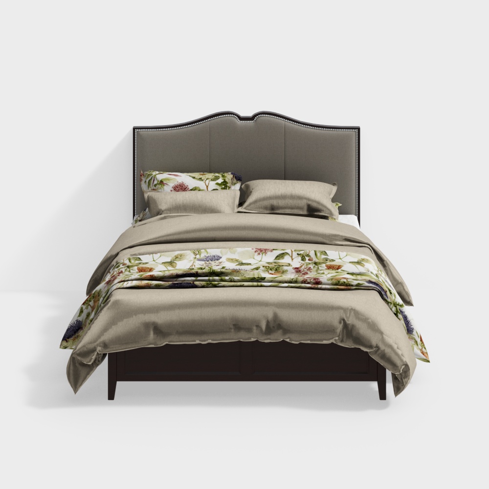 American double bed