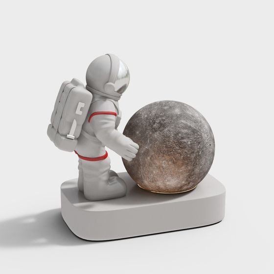 Moon Explorer 3D model - Astronaut in Lunar Mission