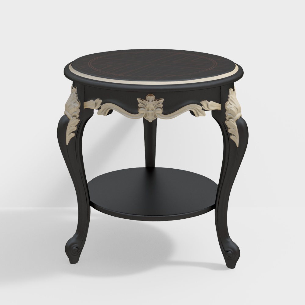 Elegant Round Table 3D Model – Classic Meets Modern