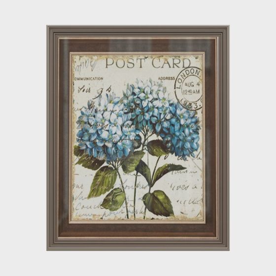 Vintage Postcard Frame 3D model