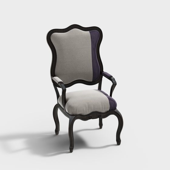 Elegant Vintage Chair 3D model