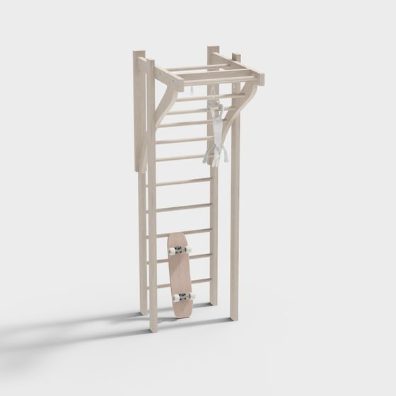 Urban Skateboard Wall 3D model