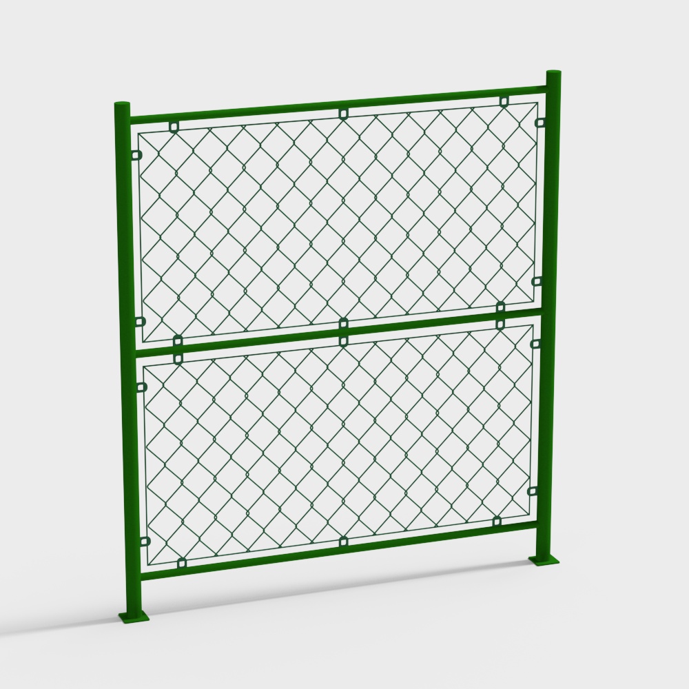 Countryside Boundary Low Poly 3D Model