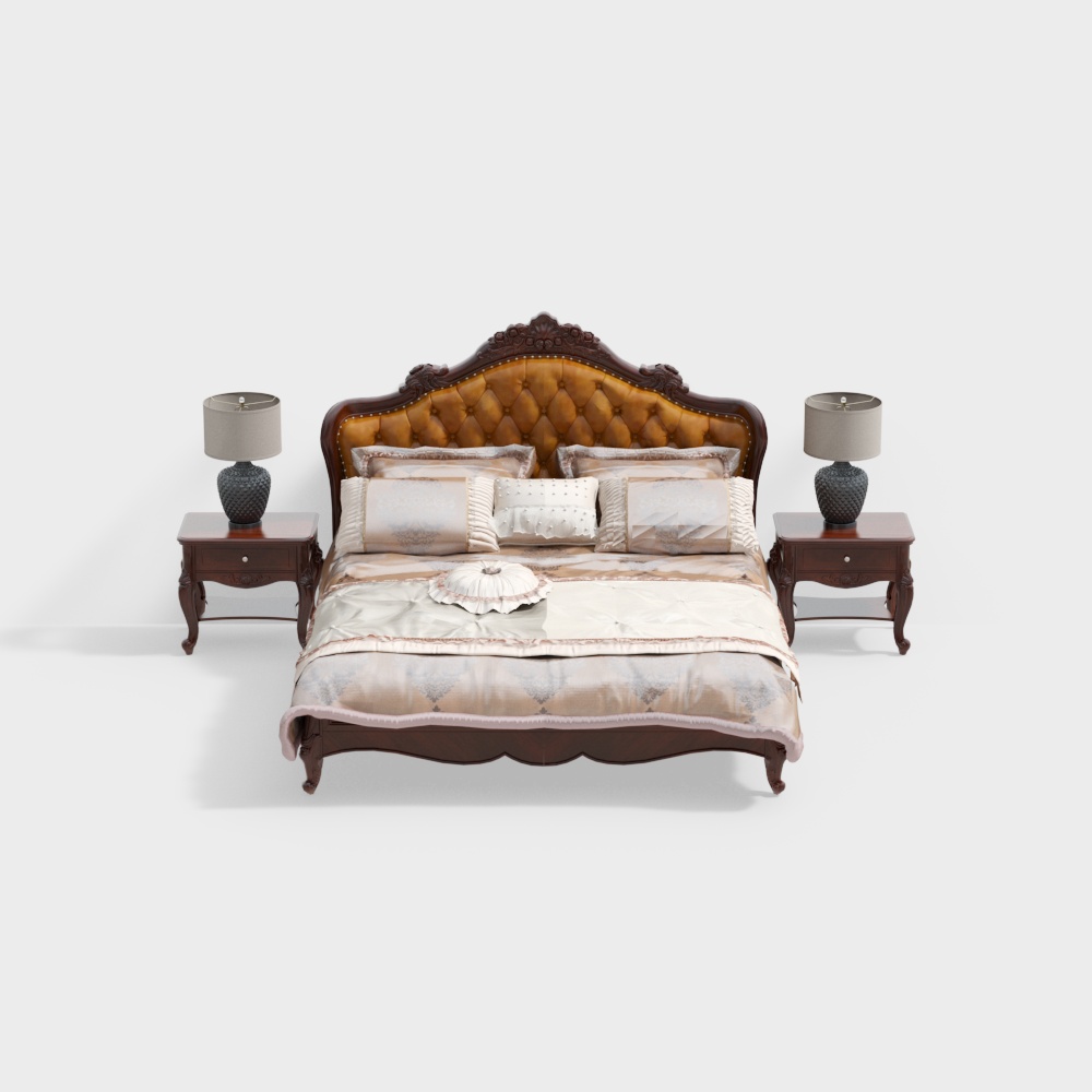 Combinaison de lit double américain