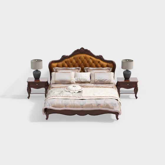 Combinaison de lit double américain