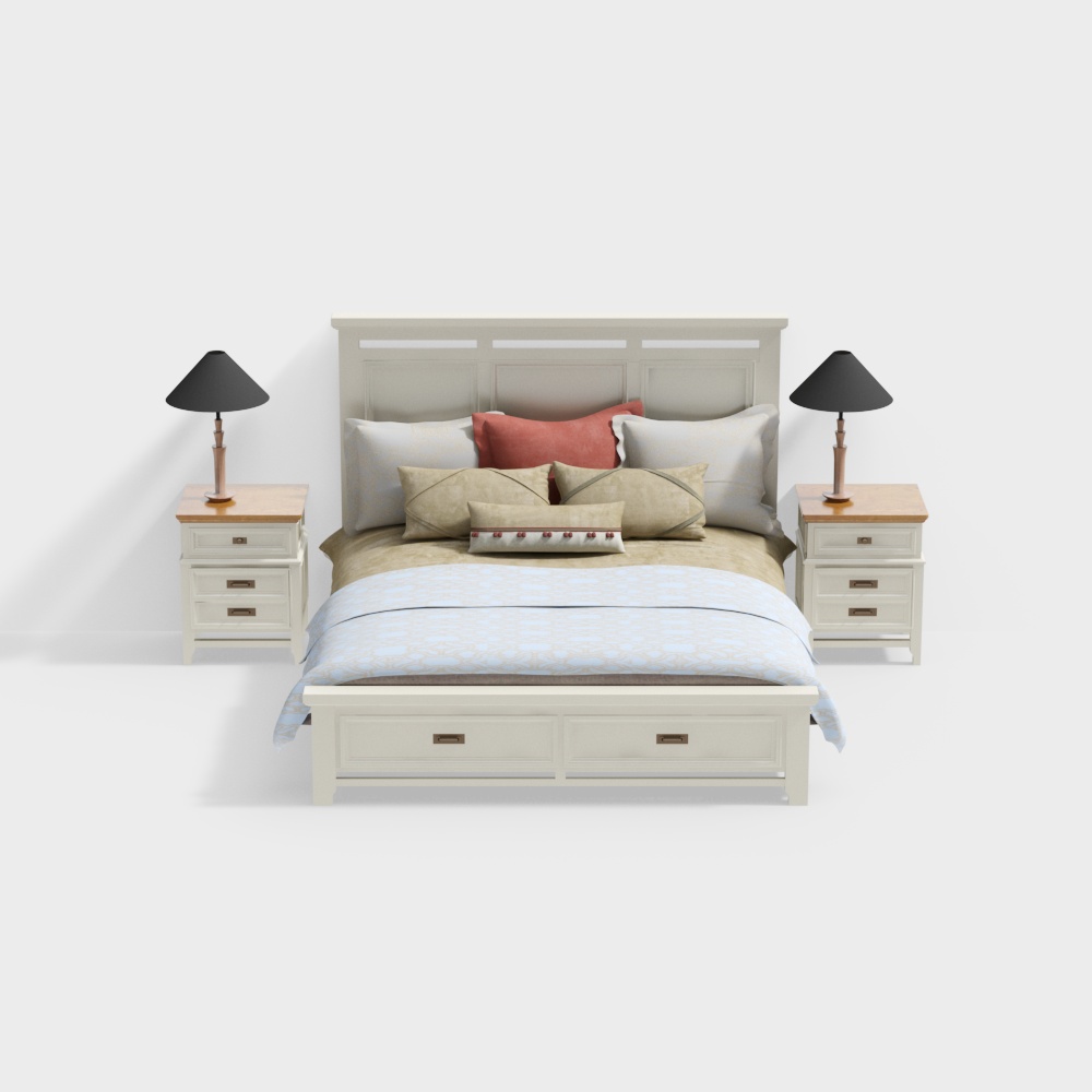 アメリカンダブルベッドコンビネーション