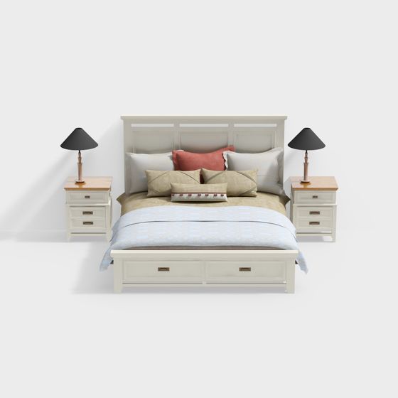 アメリカンダブルベッドコンビネーション