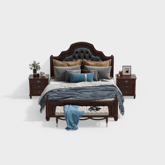 ชุดเตียงคู่สไตล์อเมริกัน