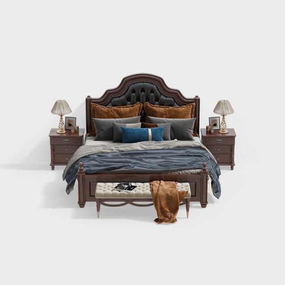 ชุดเตียงคู่สไตล์อเมริกัน