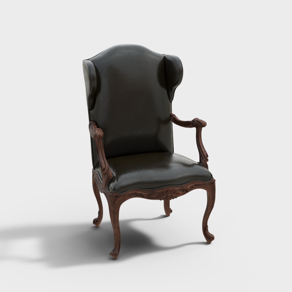 Amerikanischer Lederfreizeitsessel