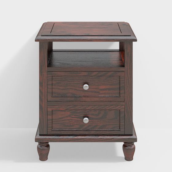 Vintage Nightstand 3D model for Contemporary Spaces