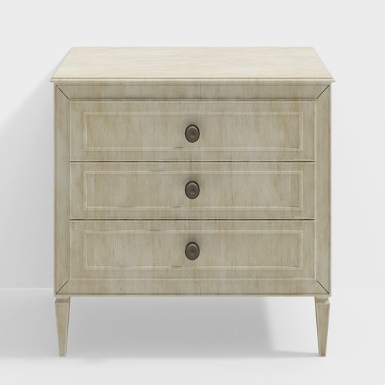 Simple Nightstand 3D model